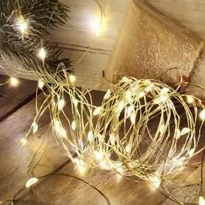 크리스마스 와이어 조명 인테리어 파티 무드등 led 트리 조명 건전지형 크리스마스실 내장식 트리용 외장식