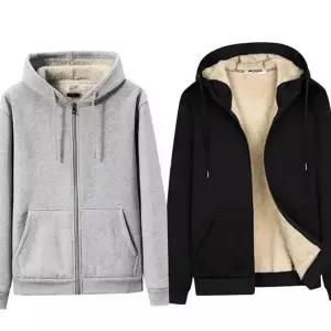 남성 후드 집업 빅사이즈 루즈핏 데일리 남성 기모 후드 집업 겨울 양털 아우터 플리스 외투