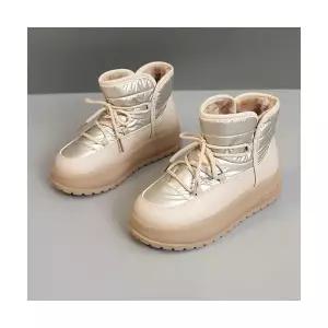 SMK 여성신발 운동화 워킹화 가을 겨울 신발 따뜻한 면 배색 기모 학생 캐주얼 JEN4