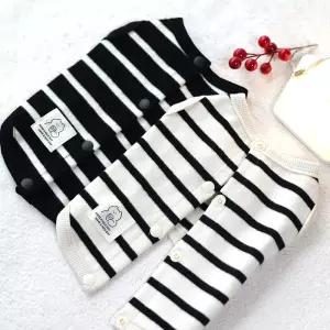 모던 스트라이프 조끼 입기편한 등여밈 국산 강아지옷 루나몽 애견 반려견 수면 실내복 외출복