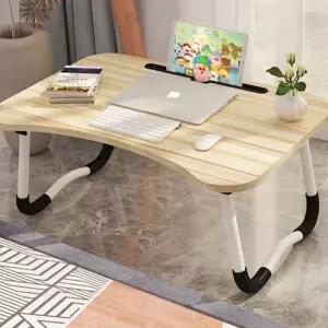 좌식 노트북 테이블 휴대용 침대 밥상 접이식 노트북 테이블 간편 책상 교자상 이동식 공부상 미니멀