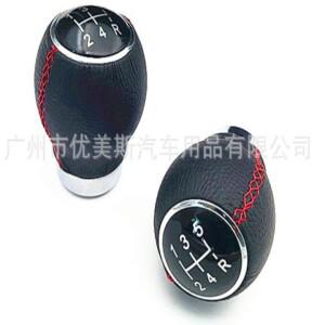 기어봉범용 5단 수동 가죽 자동차 기어 변속 레버 노브 커버 AT MT