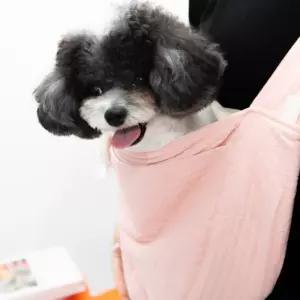 강아지 외출 이동가방 슬링백 포대기 소형견 산책 휴대용 가방