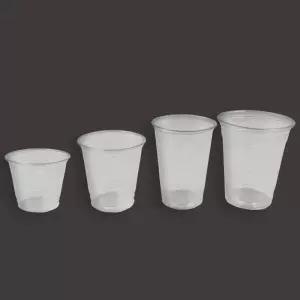 플라스틱컵 투명 14OZ 50개입 컵세트 캠핑컵 주방용품 일회용컵 음료컵