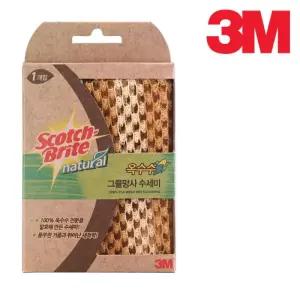 3M 수세미 내추럴 옥수수 그물망사 1개입