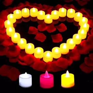 LED 미니 촛불 전자초 티라이트 양초 캔들 전기 프로포즈 소품