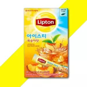 립톤 아이스티 복숭아맛 스틱 20개입 식용품 허브차 차