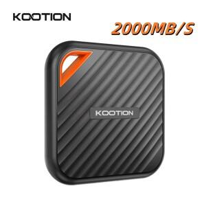 KOOTION X6Max 휴대용 외장 SSD 2TB 1TB 512GB 하드 드라이브 HD Externo USB 3.2 GEN 미니 소형 호환 노트