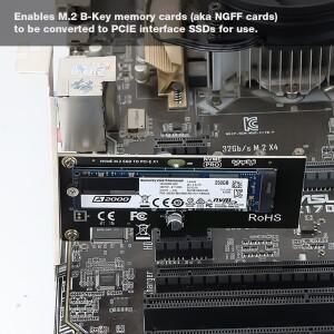 M.2 NVME to PCIe 3.0 X1 어댑터 8Gbps SSD 카드 M 키 컨버터 데스크탑용