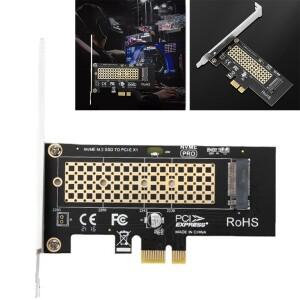 M.2 NVME to PCIe 3.0 X1 어댑터 8Gbps SSD 카드 M 키 변환기 PC 데스크탑용
