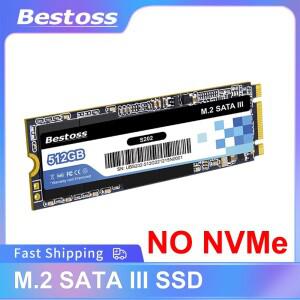 Bestoss 10PCS M.2 SATA 3.0 2280 SSD 하드 드라이브 ssd m.2 데스크탑 노트북 용 1 테라바이트 256GB 512G