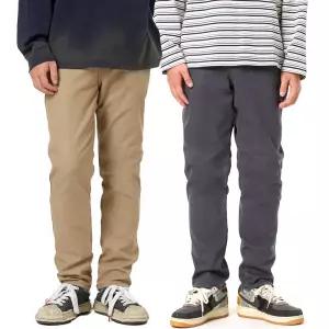 [비브레이커스]겨울 밍크퍼 기모 본딩 히든밴딩 테이퍼드 면바지 VG37