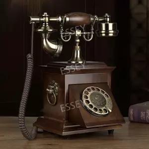 골동품 장식 유럽 카페 엔틱전화기 북유럽 식당 원목