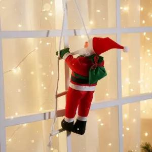 크리스마스 장식 벽타는 산타 창문 벽 인테리어 소품
