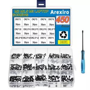 호환  450개 M2 M2.5 M3 노트북 컴퓨터 나사 키트 세트 SSD IBM HP Dell Lenovo Toshiba Gateway Acer 하드