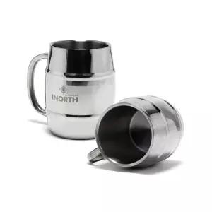 키친아트 오크통 맥주컵 300ml 이중스텐 맥주잔 주방용품 컵 잔 맥주컵