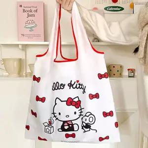 산리오 큐티 시장 바구니 에코백 헬로키티 