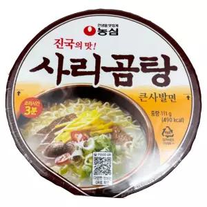 농심 사리곰탕 큰컵라면 16개입