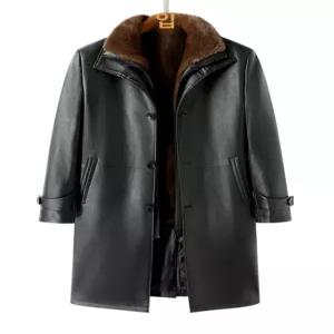 남성 양가죽 코트 겨울코트 두툼한 겨울