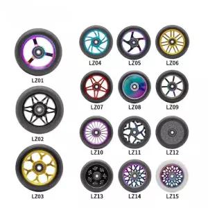 스턴트스쿠터 바퀴 교체 6Y 블랙 휠 110mm 버클