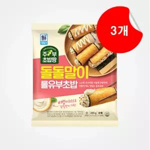 [사조대림] 돌돌말이 롤 유부초밥 285g x 3개