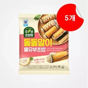 [사조대림] 돌돌말이 롤 유부초밥 285g x 5개