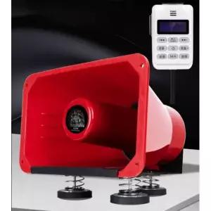 차량용 최강 확성기 경적 100W 메가폰 행사용 클락션 전투 12-90V 스피커