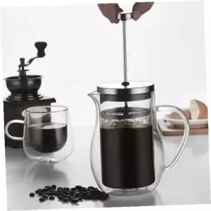 커피 추출기 이중 내열 유리 프렌치프레스 카페용 메이커