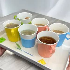 종이컵 손잡이 홀더 일회용 컵홀더 음료 컵 보관