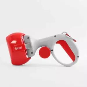 [셀러에이드]애완견 배변 처리 집게 반려동물 똥집게 봉투 레드 색상