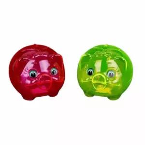 저금 통리 그린 투명 저금통 핑크 돼지 저축 통 저금박스