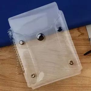 반투명 세로형 카드지갑 홀더 교통카드 사원증 수납