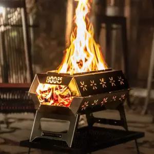 800도씨 불멍 캠핑 화로대 거북선 바베큐 그릴