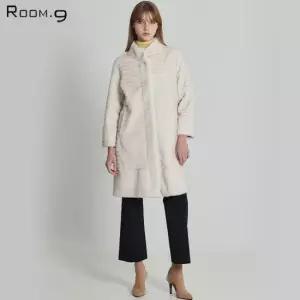 [GS특가][르오트(LeOT)] 프리미엄 에디션 인조퍼 롱코트 (택가격  398000원)