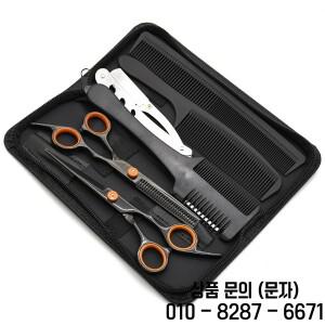 헤어 가위 6 인치일본 스테인레스 전문 미용 이발소 커팅 얇은 면도기 빗