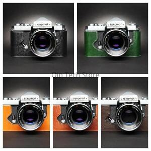 가죽 카메라 케이스 Leica M11 오픈 배터리 디자인 보호 슬리브 박스베이스 스킨 쉘용 수제 하프 바디 백