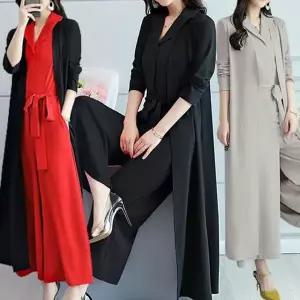 [하프클럽/]CESS 1521 원팬츠 바지정장 가디건세트 점프수트 팬츠 팬츠 멜빵바