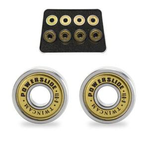 Japy 스케이트 100%  파워슬라이드 ILQ-9 미니 소형어처 볼 방사형 베어링 EVO 골드 커버 SEBA Patines용