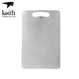 키이스 티타늄 커팅 보드 Ti8722 / 캠핑 백패킹 티타늄 도마