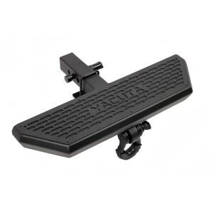 야쿠타 히치 스텝, 히치 아머, 2인치 히치 리시버 장착 차량과 호환|D-링, 방지 핀 잠금 장치 및 스태빌라이저 장착|블랙 파우더 코팅|사이즈 24 x u200E6.3 x 4.6 인치.