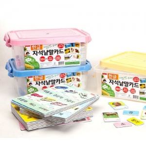 a3) [자석나라] 자석낱말카드 한글 풀세트 (보관함 포함)