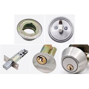 보이지 않는 도어 잠금 외부 손잡이가  키 입력