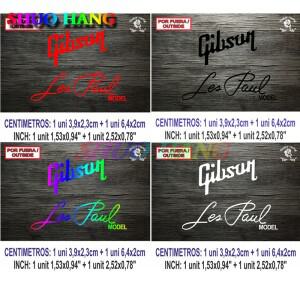 레폴 모델 호환 깁슨 헤드 스톡 기타 수리 스티커 Vinilo 데칼 자동차 부품 트렁크 바이크 오토바이 PVC