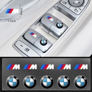 자동차 스티어링 휠 도어 핸들 인테리어 스티커 엠블럼 BMW 호환 퍼포먼스 M E46 E90 E60 F30 F10 E36 G20
