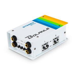 볼란레 패시브 듀얼 채널 다이렉트 박스 및 라인 아이솔레이터 DI/LI 스위치, 기타, 베이스, 키보드, 스튜