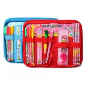 5000 LU13MQ66 지퍼가방 문구세트 X3개 학용품 필기구 세트