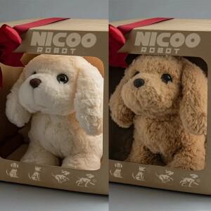 진짜 강아지처럼 행동하는 로봇 강아지, 나의 사실적인 로봇 AI 애완견, 짖고 산책하는 전자 인형 강아지