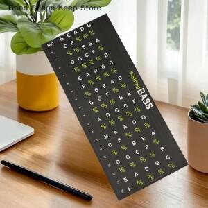 1개입 초보자용 음계 프렛 노트 데칼 기타 스케일 스티커 프렛보드 코드