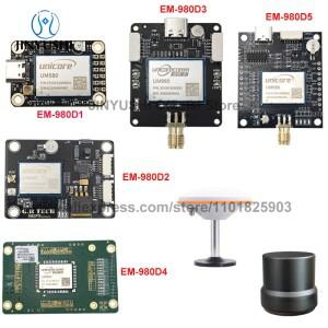 Unicoreco UM980 시리즈 EM-980D1 D2 D3 D4 D5 안테나가 고정밀 RTK GNSS GPS BDS GLONASS Galileo