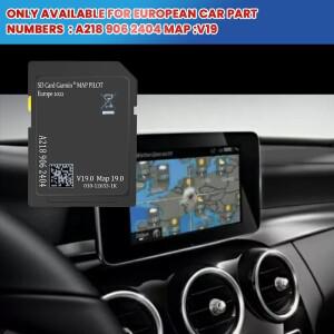 메르세데스 호환 가민 호환 SD 카드 2023 V19 자동차 내비게이션 맵 SAT NAV GPS (A218) A-B-CLA-GLA-